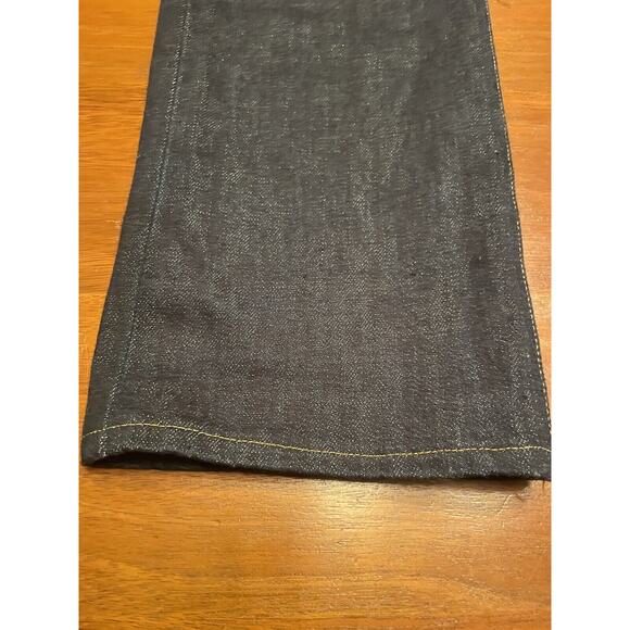 30 X 29 Left Field Work Wear Jeans Ringspun Cotton Made In USA Blue Denim - Picture 13 of 14